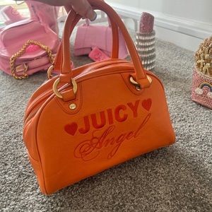 ISO juicy couture orange Angel bowler purse!